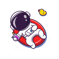 GIF de astronauta
